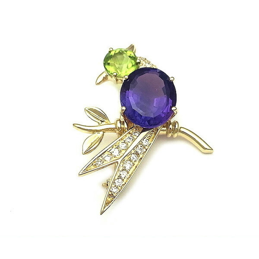 Tiffany Amethyst Brooch Diamonds
